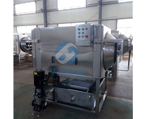 核桃仁去皮工藝 華邦機械去皮機現(xiàn)機