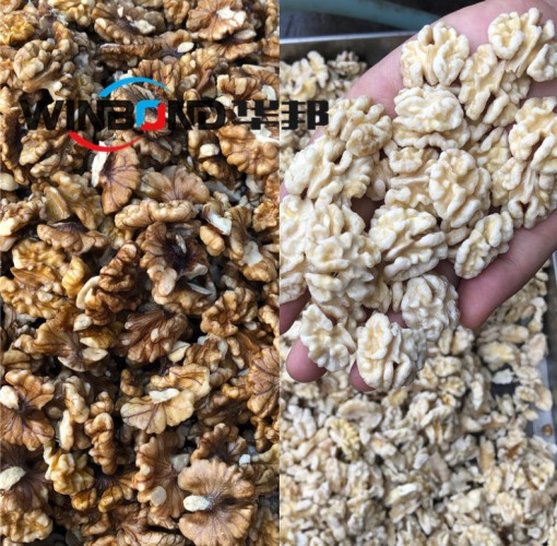 核桃仁去衣機(jī) 華邦供應(yīng)純物理核桃仁去皮機(jī) 核桃仁脫皮機(jī)
