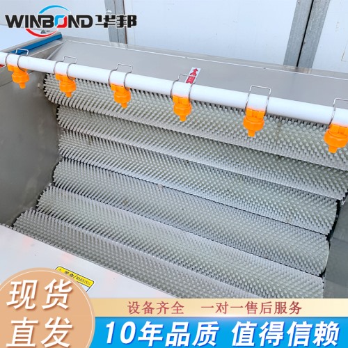 全自動(dòng)洗薯機(jī) 番薯清洗風(fēng)干流水線 華邦定制